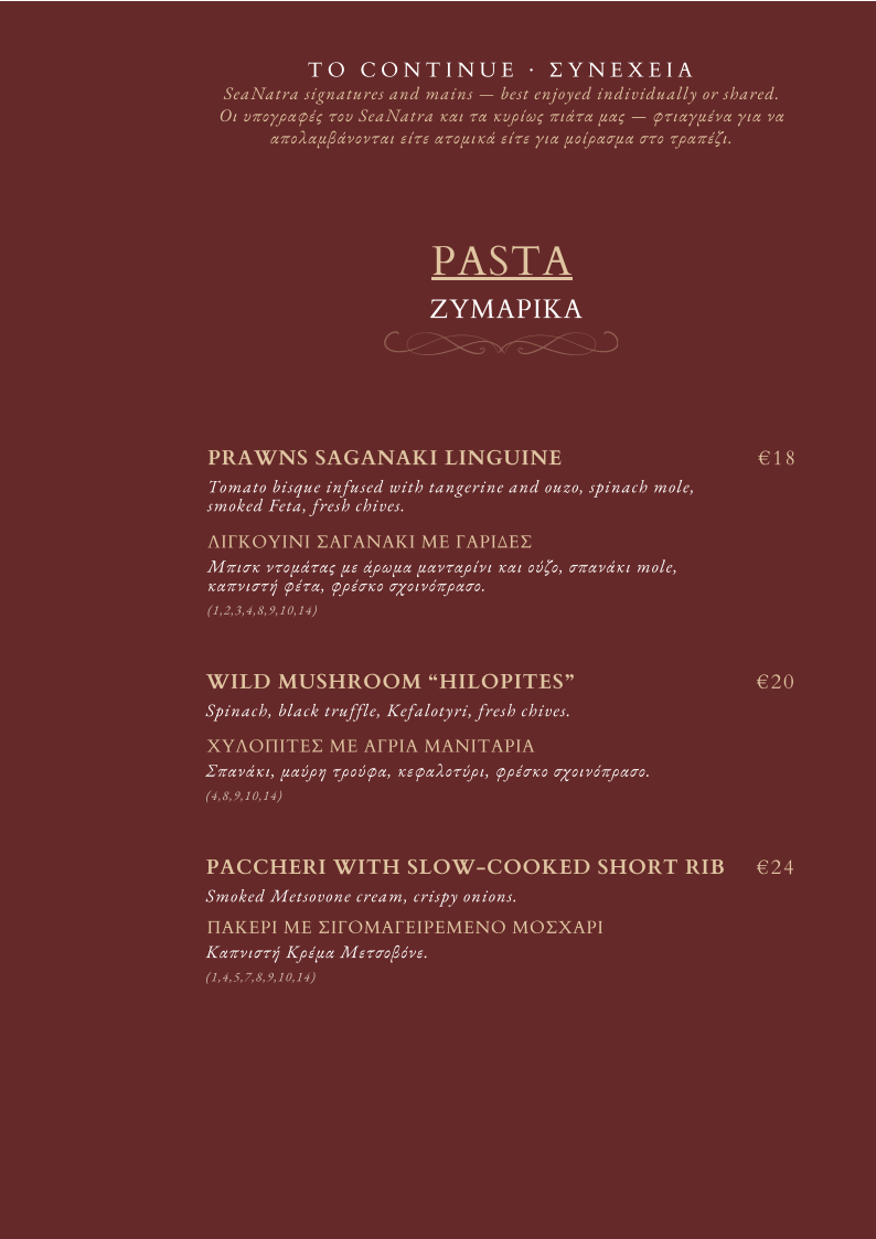 Menu Seanatra Lounge Bar & Restaurant-6